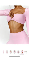 Load image into Gallery viewer, Crop it out Two Piece Active Wear
